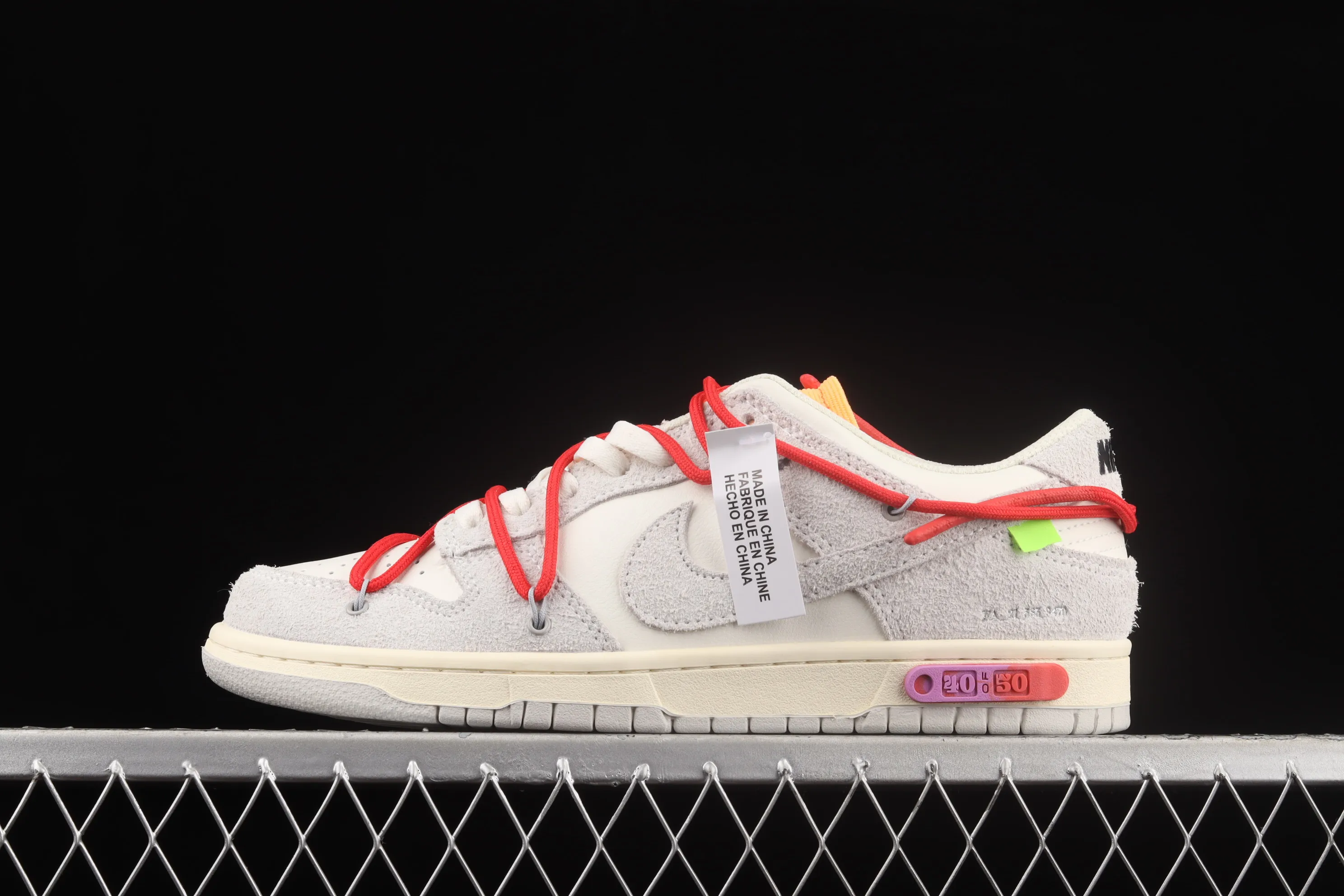 All Categories Nk SB Dunk Series Nk SB Dunk Low Low-top Sneakers Cost-effective Edition OF x Nk Dunk Low OW Suede SB Smashed Backboard Fashion Casual Sneakers DM0950-103